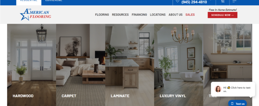 All American Flooring – eCommerce Build for Flooring Solutions Provider