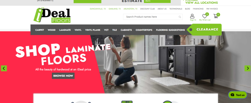 iDeal Floors – Magento Catalog Platform